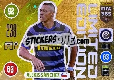 Cromo Alexis Sánchez - FIFA 365: 2020-2021. Adrenalyn XL - Panini