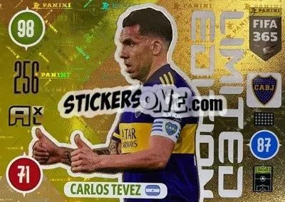 Figurina Carlos Tevez - FIFA 365: 2020-2021. Adrenalyn XL - Panini
