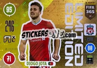 Cromo Diogo Jota - FIFA 365: 2020-2021. Adrenalyn XL - Panini