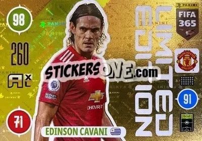 Sticker Edinson Cavani - FIFA 365: 2020-2021. Adrenalyn XL n. LEU-EC - Panini