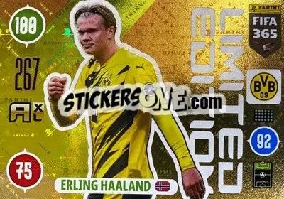 Cromo Erling Haaland - FIFA 365: 2020-2021. Adrenalyn XL - Panini