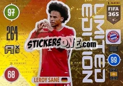 Cromo Leroy Sané - FIFA 365: 2020-2021. Adrenalyn XL - Panini