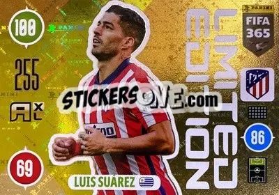 Sticker Luis Suárez - FIFA 365: 2020-2021. Adrenalyn XL n. LEU-LSU - Panini