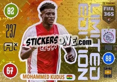 Sticker Mohammed Kudus - FIFA 365: 2020-2021. Adrenalyn XL n. LEU-MK - Panini