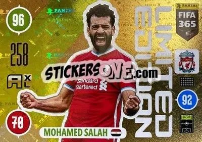 Sticker Mohamed Salah - FIFA 365: 2020-2021. Adrenalyn XL n. LEU-MOS - Panini
