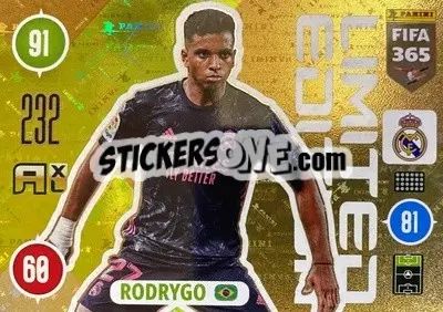 Sticker Rodrygo - FIFA 365: 2020-2021. Adrenalyn XL - Panini