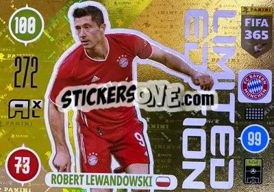 Cromo Robert Lewandowski - FIFA 365: 2020-2021. Adrenalyn XL - Panini