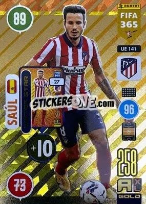 Sticker Saúl - FIFA 365: 2020-2021. Adrenalyn XL n. UE141 - Panini