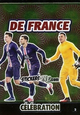 Sticker Champion de France 2020 - Foot 2020-2021. Adrenalyn Xl n. 2 - Panini