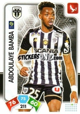 Sticker Abdoulaye Bamba - Foot 2020-2021. Adrenalyn Xl n. 11 - Panini