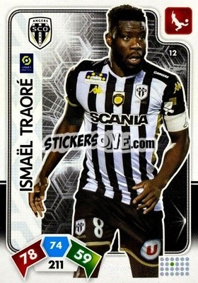 Cromo Ismaël Traoré - Foot 2020-2021. Adrenalyn Xl n. 12 - Panini