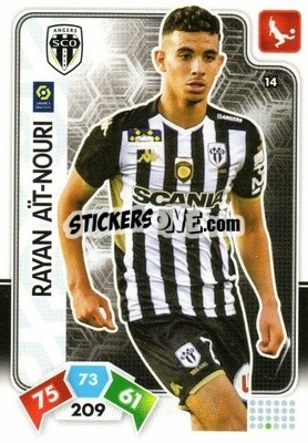Sticker Rayan Aït-Nouri - Foot 2020-2021. Adrenalyn Xl n. 14 - Panini