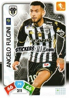 Sticker Angelo Fulgini - Foot 2020-2021. Adrenalyn Xl n. 16 - Panini