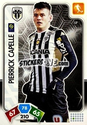 Sticker Pierrick Capelle - Foot 2020-2021. Adrenalyn Xl n. 17 - Panini