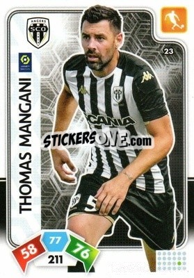 Figurina Thomas Mangani - Foot 2020-2021. Adrenalyn Xl - Panini