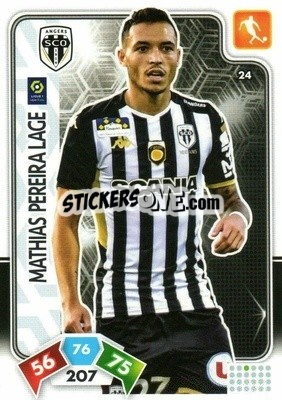 Sticker Mathias Pereira Lage - Foot 2020-2021. Adrenalyn Xl n. 24 - Panini
