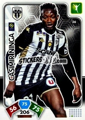 Sticker Casimir Ninga - Foot 2020-2021. Adrenalyn Xl n. 26 - Panini