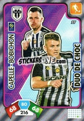 Sticker Pierrick Capelle / Antonin Bobichon - Foot 2020-2021. Adrenalyn Xl - Panini