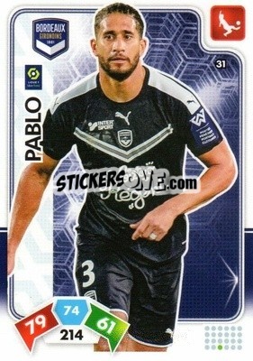 Sticker Pablo - Foot 2020-2021. Adrenalyn Xl - Panini