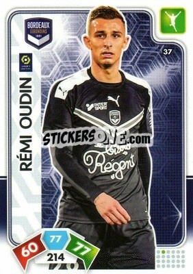 Sticker Rémi Oudin - Foot 2020-2021. Adrenalyn Xl - Panini