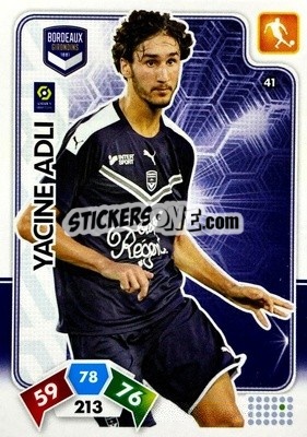 Sticker Yacine Adli - Foot 2020-2021. Adrenalyn Xl n. 41 - Panini