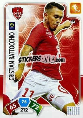 Sticker Cristian Battocchio - Foot 2020-2021. Adrenalyn Xl n. 53 - Panini