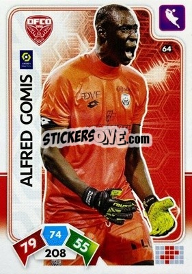 Sticker Alfred Gomis - Foot 2020-2021. Adrenalyn Xl n. 64 - Panini