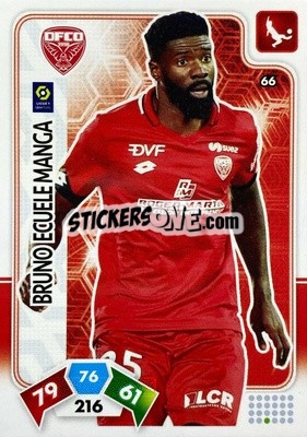 Figurina Bruno Ecuele Manga - Foot 2020-2021. Adrenalyn Xl n. 66 - Panini