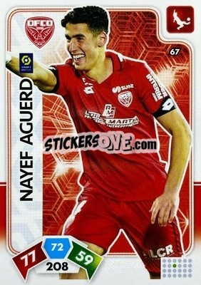 Sticker Nayef Aguerd - Foot 2020-2021. Adrenalyn Xl n. 67 - Panini