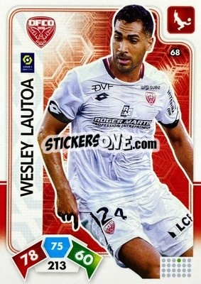 Sticker Wesley Lautoa - Foot 2020-2021. Adrenalyn Xl n. 68 - Panini