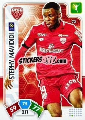 Figurina Stephy Mavididi - Foot 2020-2021. Adrenalyn Xl - Panini