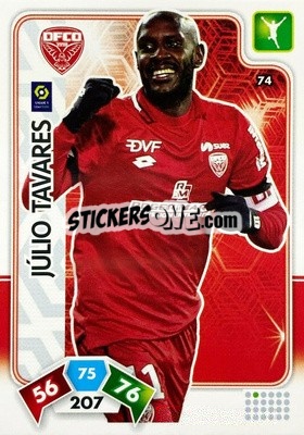 Sticker Júlio Tavares - Foot 2020-2021. Adrenalyn Xl n. 74 - Panini