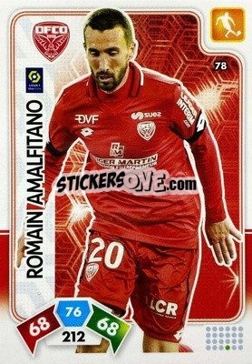 Sticker Romain Amalfitano - Foot 2020-2021. Adrenalyn Xl n. 78 - Panini