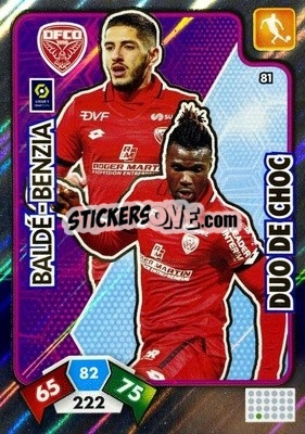 Sticker Mama Baldé / Yassine Benzia - Foot 2020-2021. Adrenalyn Xl n. 81 - Panini