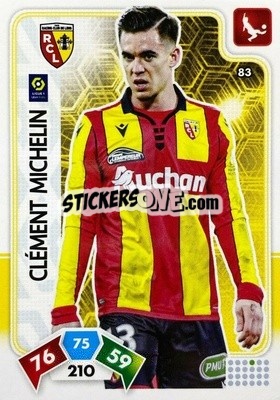 Sticker Clément Michelin - Foot 2020-2021. Adrenalyn Xl n. 83 - Panini