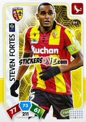 Sticker Steven Fortes - Foot 2020-2021. Adrenalyn Xl n. 84 - Panini