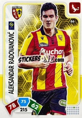 Sticker Aleksandar Radovanovic - Foot 2020-2021. Adrenalyn Xl n. 86 - Panini