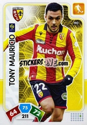 Sticker Tony Mauricio - Foot 2020-2021. Adrenalyn Xl n. 90 - Panini