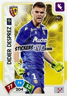 Sticker Didier Desprez - Foot 2020-2021. Adrenalyn Xl - Panini