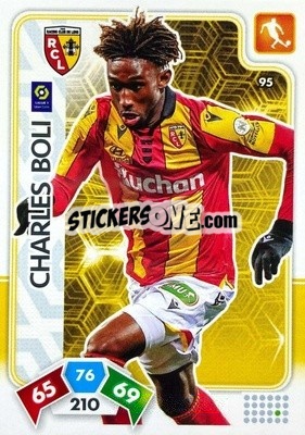 Sticker Charles Boli - Foot 2020-2021. Adrenalyn Xl n. 95 - Panini