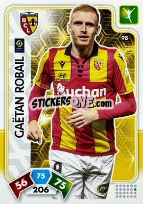 Sticker Gaëtan Robail - Foot 2020-2021. Adrenalyn Xl n. 98 - Panini
