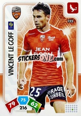 Cromo Vincent Le Goff - Foot 2020-2021. Adrenalyn Xl - Panini