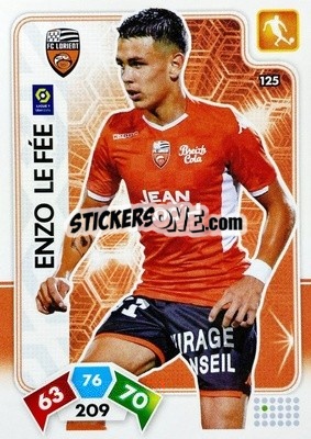 Figurina Enzo Le Fée - Foot 2020-2021. Adrenalyn Xl n. 125 - Panini