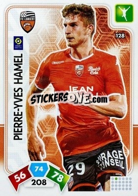 Sticker Pierre-Yves Hamel - Foot 2020-2021. Adrenalyn Xl n. 128 - Panini