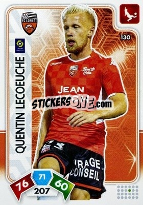 Figurina Quentin Lecoeuche - Foot 2020-2021. Adrenalyn Xl n. 130 - Panini