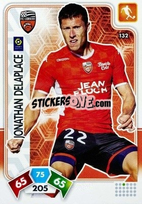 Sticker Jonathan Delaplace - Foot 2020-2021. Adrenalyn Xl n. 132 - Panini