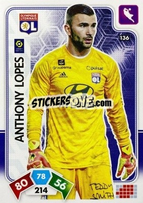 Sticker Anthony Lopes - Foot 2020-2021. Adrenalyn Xl - Panini