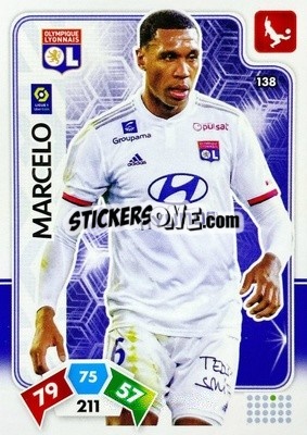 Cromo Marcelo - Foot 2020-2021. Adrenalyn Xl n. 138 - Panini