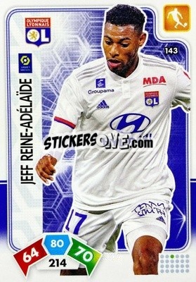Sticker Jeff Reine-Adélaïde - Foot 2020-2021. Adrenalyn Xl n. 143 - Panini