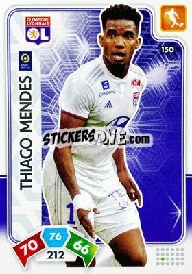 Sticker Thiago Mendes - Foot 2020-2021. Adrenalyn Xl n. 150 - Panini